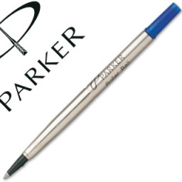 Recambio Parker rotulador roller 0,8mm. tinta azul